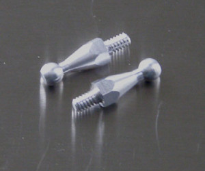 BMI Tall Ball Studs, Silver