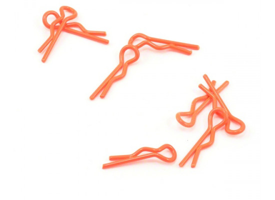 Core RC Small Body Clips - Fluorescent Red