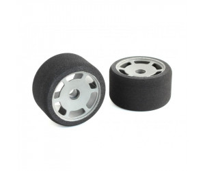 JFT 1/12 Front Tires Medium S foam (2pcs/Grey Rims)